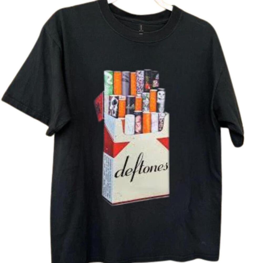 Deftones Cigarette Box Graphic Tee